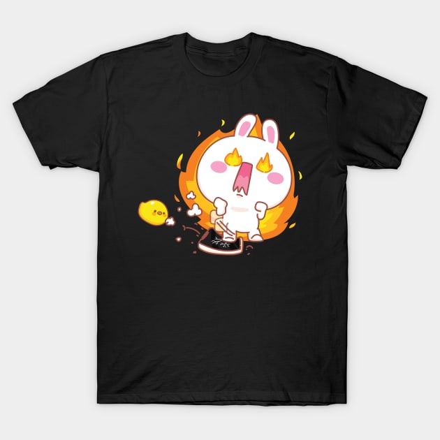 Angry bunny T-Shirt by InnocentClub